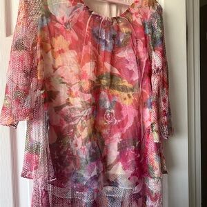 Cupid Multicolor Floral Women's Blouse